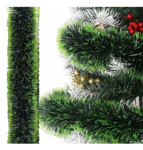 Božićna girlanda, 13 cm, zelena