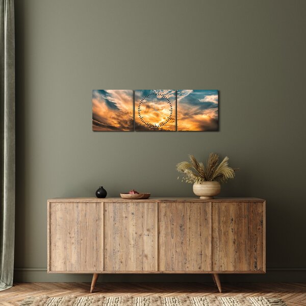 Slika oblaka (sa satom) (90x30 cm)