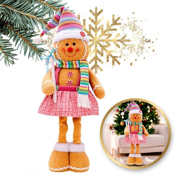 Božićna figura – od pliša, 52 cm