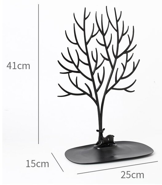Stalak za nakit, 25×41×15 cm, crveni