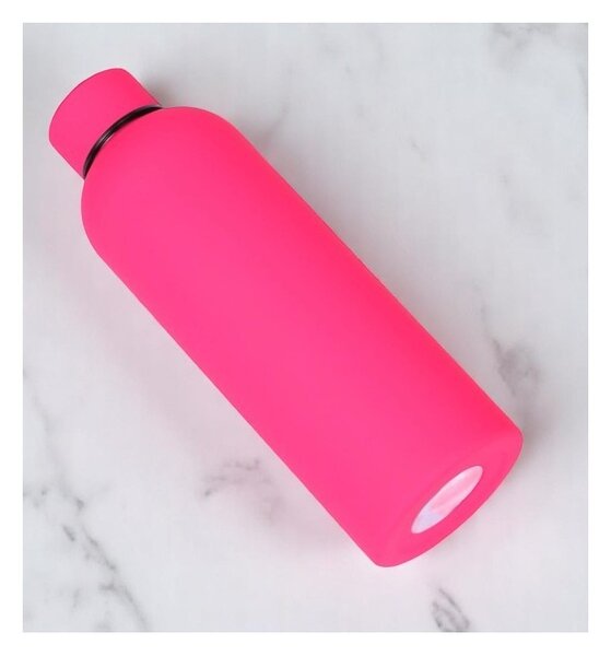 Boca za vodu – od baršuna, 500 ml, roza
