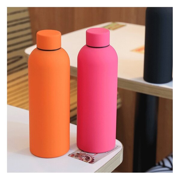 Boca za vodu – od baršuna, 500 ml, roza