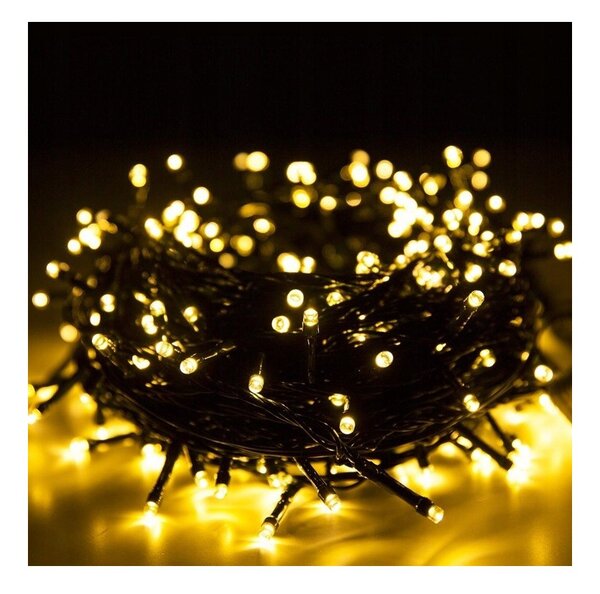 Božićne lampice – 100 LED, za unutra i van, 12×7×6 cm, bijele, LAMP01CB