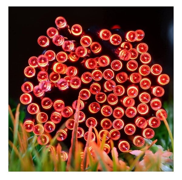 Božićne lampice – 100 LED, za unutra i van, 12×7×6 cm, crvene