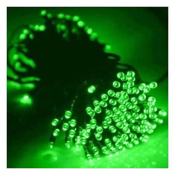 Božićne lampice – 100 LED, za unutra i van, 12×7×6 cm, zelene