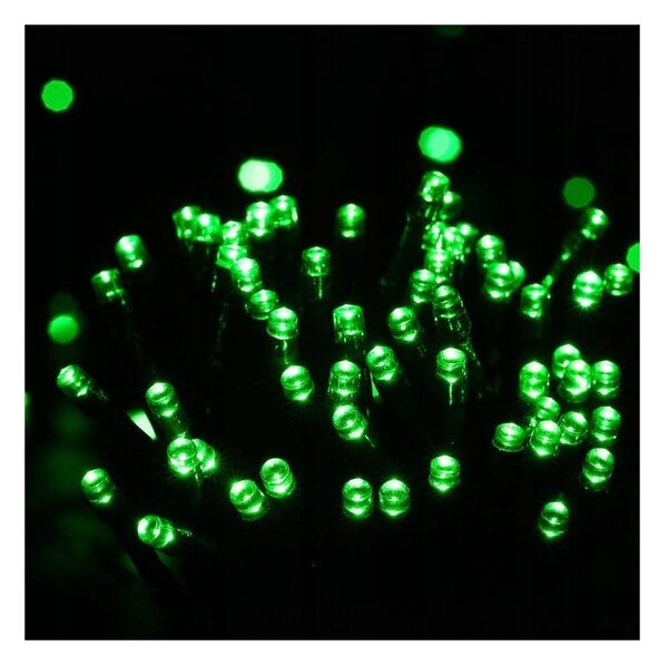 Božićne lampice – 200 LED, za unutra i van, 13×8×6,5 cm, zelene