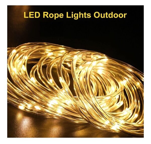 Božićne lampice – LED, za unutra i van, 20,5×20,5×5 cm, bijele