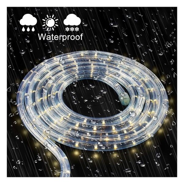 Božićne lampice – LED, za unutra i van, 25×25×5 cm, bijele