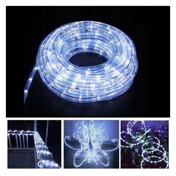 Božićne lampice – LED, za unutra i van, 25×25×5 cm, bijele