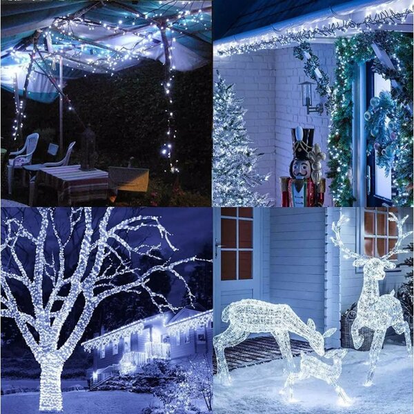 Božićne lampice – 1000 LED, bijele