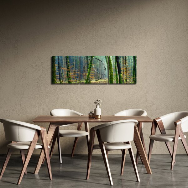 Slika šume (sa satom) (90x30 cm)