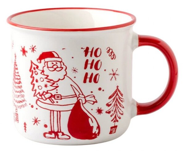 Božićna šalica – u poklon kutiji, 350 ml, bijela, KB14