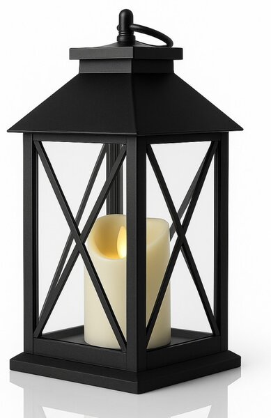 Svijećnjak – LED, 14×30 cm, bež