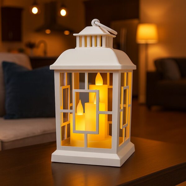 Svijećnjak – LED, 12×23 cm, bež, LAMP54WZ3