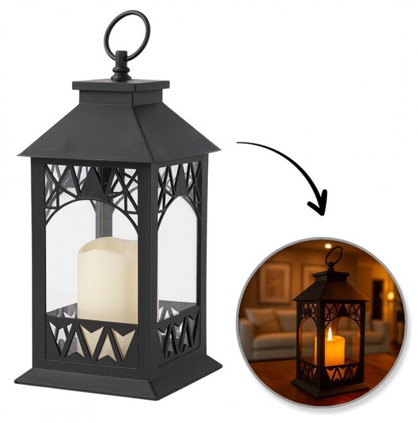 Svijećnjak – LED, 14×30 cm, bež, LAMP56WZ2