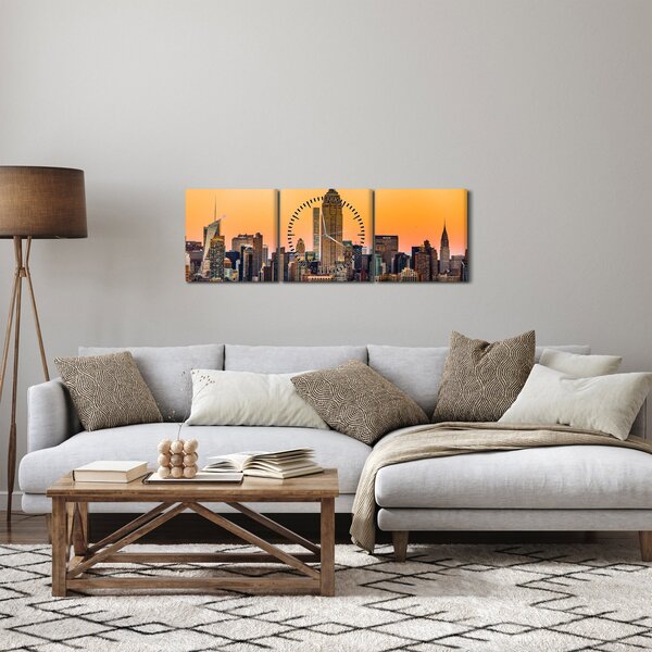 Slika New Yorka (sa satom) (90x30 cm)
