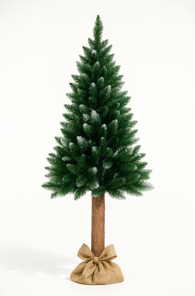Umjetni bor – smreka na deblu, sa snijegom, 180 cm