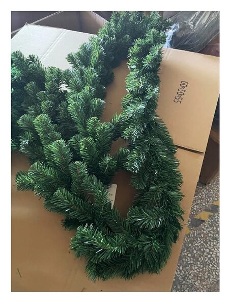 Božićna girlanda, 270 cm, zelena