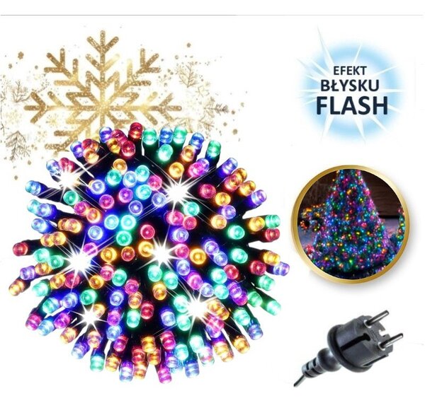 Božićne lampice – 500 LED, 1,2 m, bijele