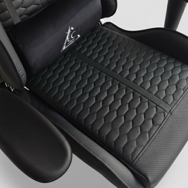Gaming stolica – EvoChair, s masažerom, 80×29×59 cm, crna