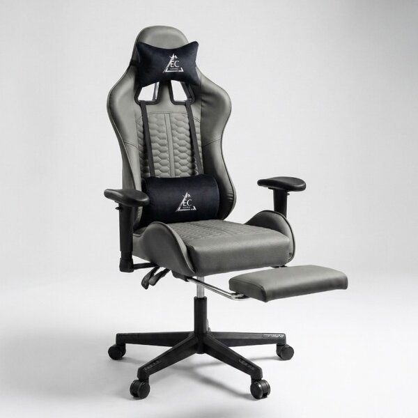 Gaming stolica – EvoChair, s masažerom, 80×29×59 cm, siva