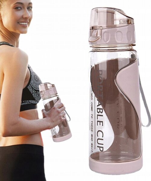 Boca za vodu, 600 ml, roza