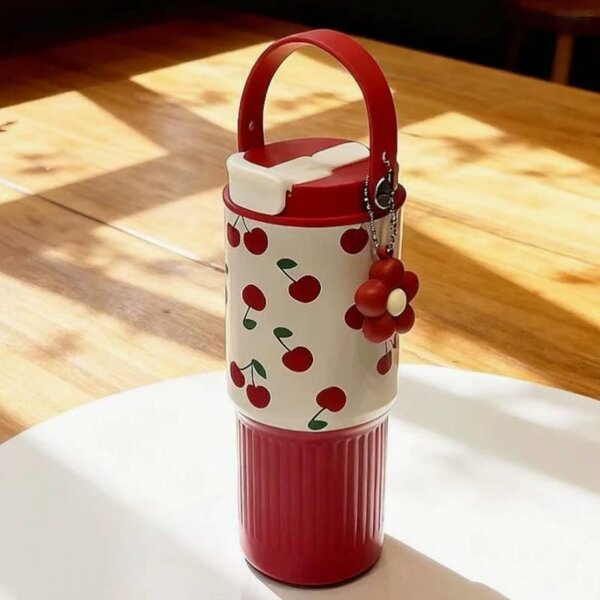Šalica – čelik, 750 ml, crvena