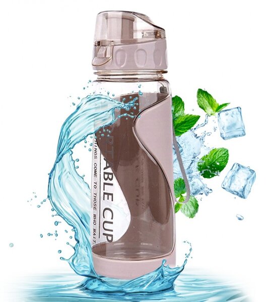Boca za vodu, 600 ml, roza