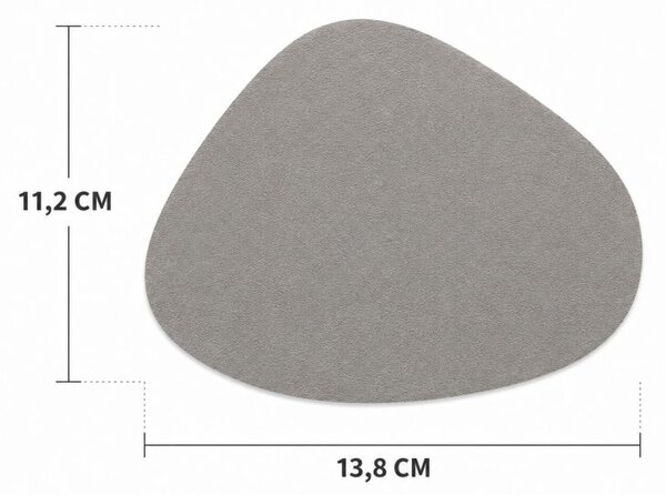 Ukras za dom – vodootporan, eko koža, 13,8×11,2 cm, bež