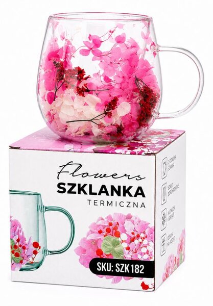 Termo čaša s cvijećem, 300 ml, SZK182