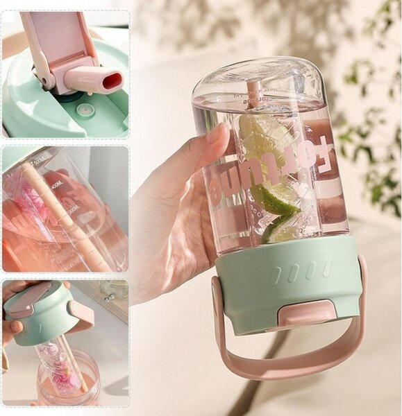 Boca za vodu – sa slamkom, 800 ml