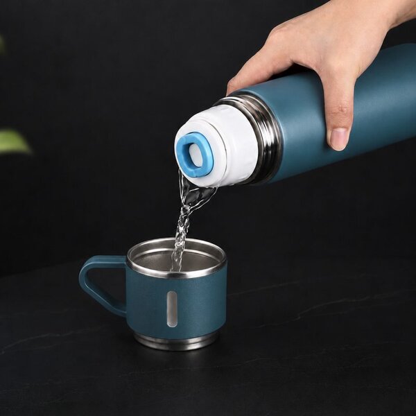 Termos šalica – čelik, 500 ml, plava