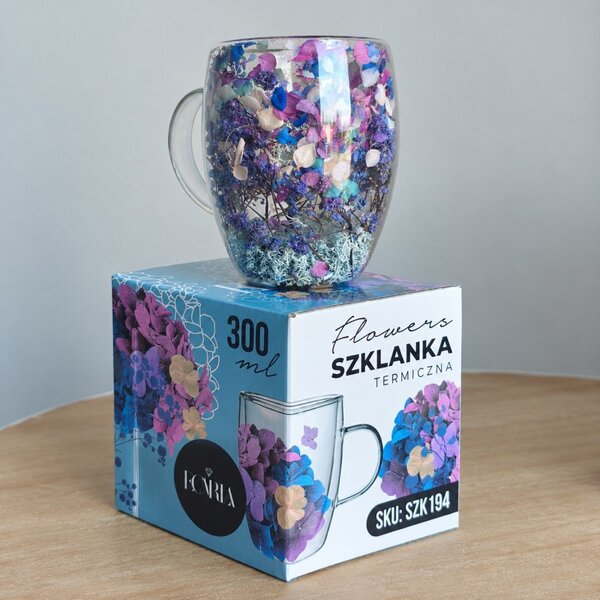 Termo čaša s cvijećem, 300 ml, SZK194