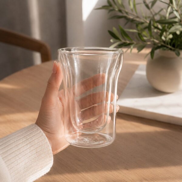 Termo čaša s dvostrukom stijenkom, 12 cm, 240 ml