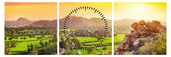Slika doline Hampi u Indiji (sa satom) (90x30 cm)