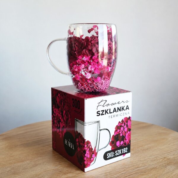 Termo čaša s cvijećem, 300 ml, SZK192
