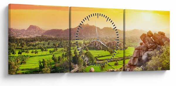 Slika doline Hampi u Indiji (sa satom) (90x30 cm)