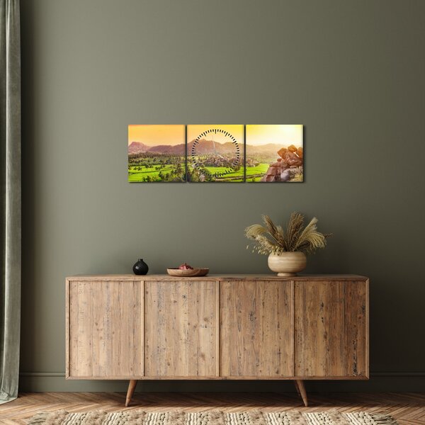 Slika doline Hampi u Indiji (sa satom) (90x30 cm)