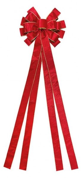 Božićna mašna – od baršuna, 33×120 cm, crvena