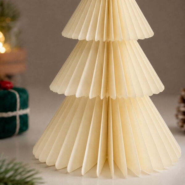 Božićna figura – sklopiva, 30 cm, bež