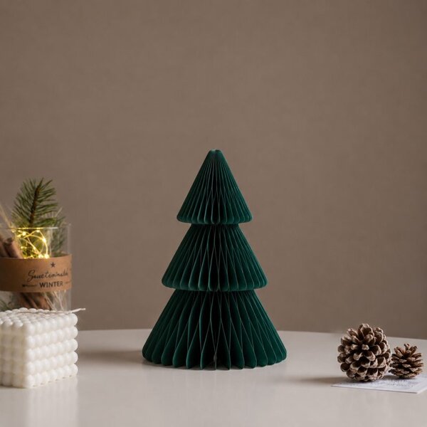 Božićna figura – sklopiva, 30 cm, zelena, WOZ63