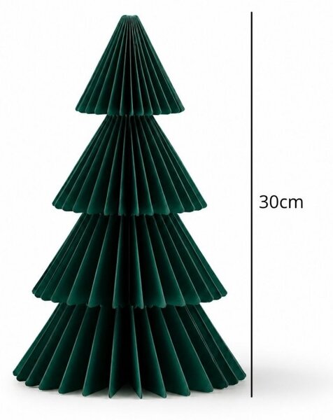 Božićna figura – sklopiva, 30 cm, zelena