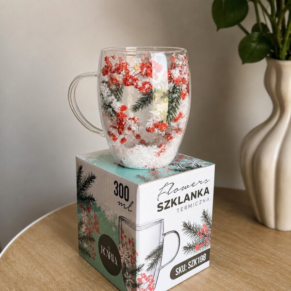 Termo čaša s cvijećem, 300 ml, SZK198
