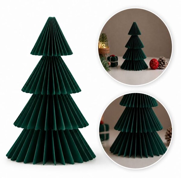 Božićna figura – sklopiva, 30 cm, zelena