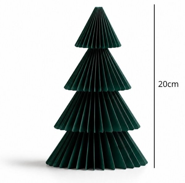 Božićna figura – sklopiva, 20 cm, zelena