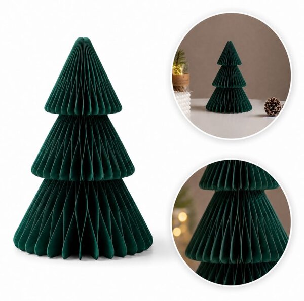 Božićna figura – sklopiva, 30 cm, zelena, WOZ63