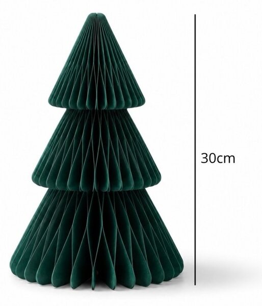 Božićna figura – sklopiva, 30 cm, zelena, WOZ63