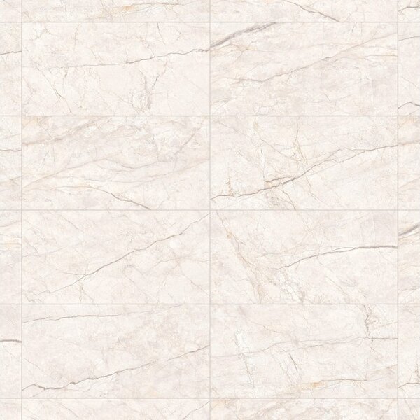 Mexen Leeds Bianco glazirani rektificirani gres G1, pločica za pod i zid 120 x 60 cm, rezbarena - TL410-120-060-00