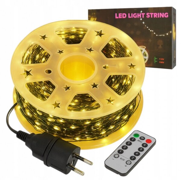 Božićne lampice – 1000 LED, za unutra i van, 9×15 cm, bijele, LAMP49