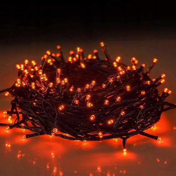 Božićne lampice – 500 LED, za unutra i van, crvene